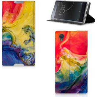 👉 Bookcase Sony Xperia L1 Watercolor Dark