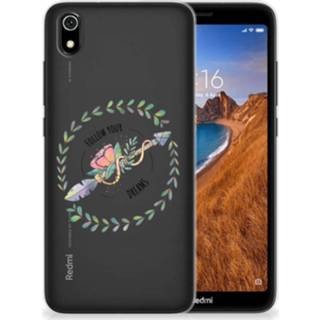 👉 Telefoonhoes Xiaomi Redmi 7A Telefoonhoesje met Naam Boho Dreams 8720091454149