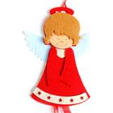 👉 Ornament 5 PC'S Nieuwjaar Kerst ornamenten Santa hanger (Angel) 8006405272198