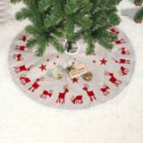 👉 Kerstboom 2 PC'S kerst creatief elk print bodem ornament grootte: 100 CM 8006405265343