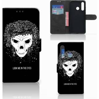 👉 Telefoonhoes Telefoonhoesje met Naam Huawei Nova 4 Skull Hair 8720091519008