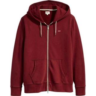 👉 Hoodie rood XL male Levi's Original hm zipup cardigan Gebreide Vesten