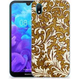 👉 Siliconen hoesje goud Huawei Y5 (2019) Barok 8720091698161