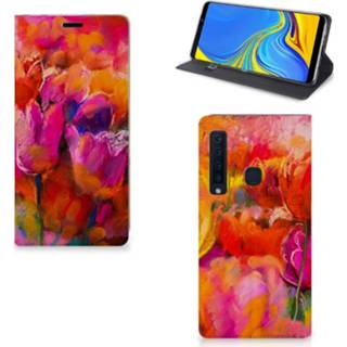 👉 Bookcase Samsung Galaxy A9 (2018) Tulips 8720091771949