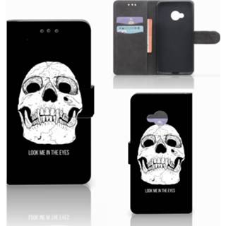 👉 Telefoonhoesje met Naam HTC U Play Skull Eyes