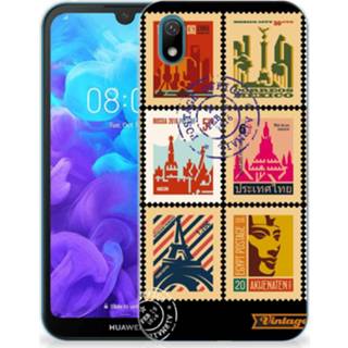 👉 Postzegel siliconen Huawei Y5 (2019) Back Cover Postzegels 8720091787162