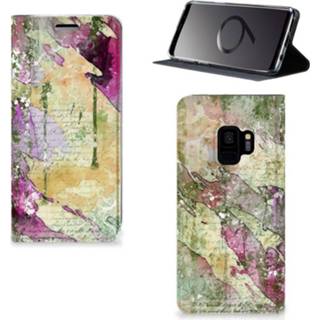👉 Bookcase Samsung Galaxy S9 Letter Painting 8720091803350
