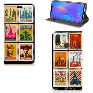 👉 Postzegel Huawei P Smart Plus Book Cover Postzegels 8720091912502