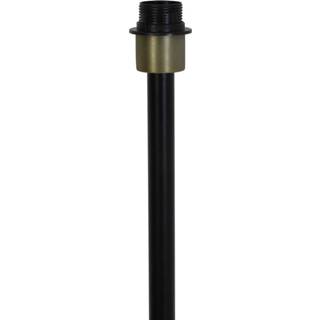 👉 Vloer lamp metaal zwart Light & Living Vloerlamp 'Rodrigo', antiek brons+mat