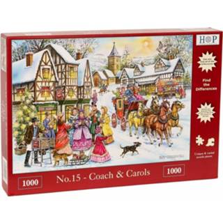 👉 Puzzel No.15 - Coach and Carols 1000 Stukjes 5060002004593