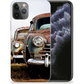 👉 Siliconen hoesje Apple iPhone 11 Pro met foto Vintage Auto 8720091973374