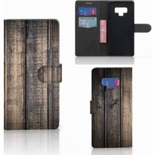 👉 Samsung Galaxy Note 9 Book Style Case Steigerhout