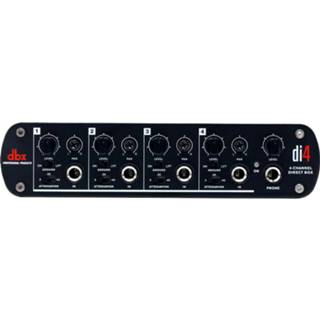 👉 DBX Di4 4-kanaals actieve DI-box met line mixer 691991001840