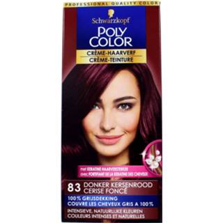 👉 Haarkleuring active kersenrood Poly Color Haarverf 83 Donker 5410091654924