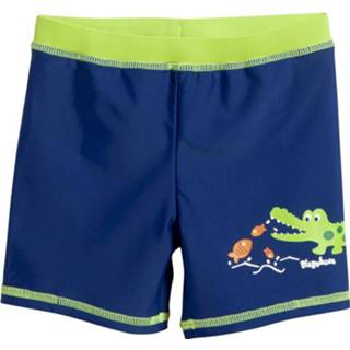 👉 Playshoes - Kid's UV-Schutz Shorts Krokodil - Zwembroek maat 134/140, blauw/groen