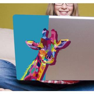 👉 Laptop sticker nederlands giraffe kleuren