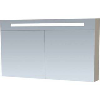 👉 Spiegelkast grijs MDF rechthoek wand double face EX 120 8718546374098