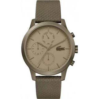 👉 Horloge bruin mannen Lacoste Heren met Lederen Horlogeband 7613272317917