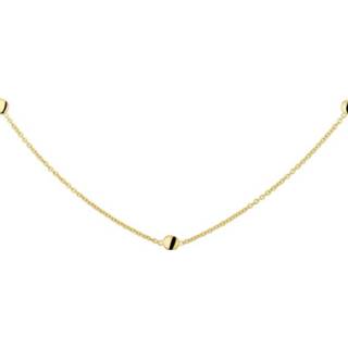 👉 Halsketting active Geelgouden Collier met Rondjes