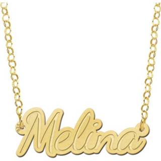 👉 Names4ever Melina Model Vergulde Naamketting van Names4ever