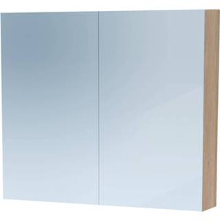 👉 Spiegelkast Legno Calore MFC rechthoek wand dual Exclusive Line 80cm 8719956356766