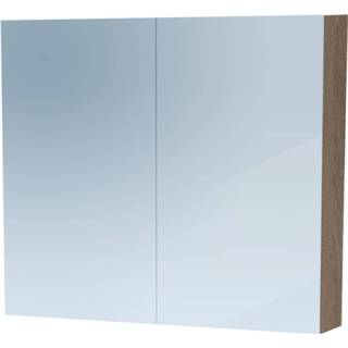 👉 Spiegelkast legno viola MFC rechthoek wand dual Exclusive Line 80cm 8719956356773