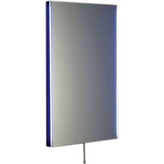 👉 Badkamerspiegel chroom rechthoek hangend tolosa Sapho 50x80 cm LED 8590913827204