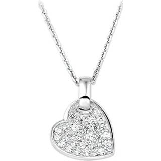 👉 Zirkonia zilveren active Hart Hanger met Anker Collier
