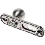 👉 Knopschild roestvaststaal modern cilindergat deurknop bolmodel afgerond ASL PC72 4015354779867 7434046392349