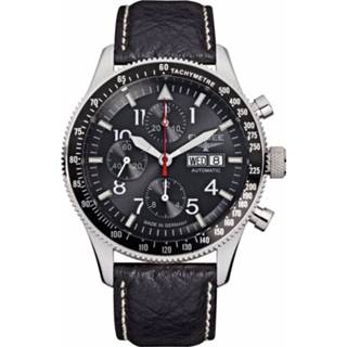👉 Horloge active mannen zilverkleurig zwarte Elysee Executive voor Heren met Band 4005420909410