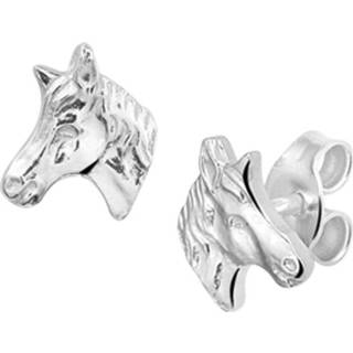 👉 Oorknop zilver active Gedetailleerde Paardenhoofd Oorknoppen van