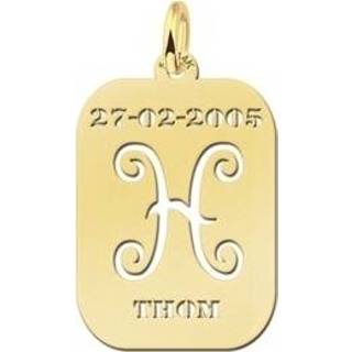 👉 Hanger goud active Names4ever Astrologie Vissen GHS012