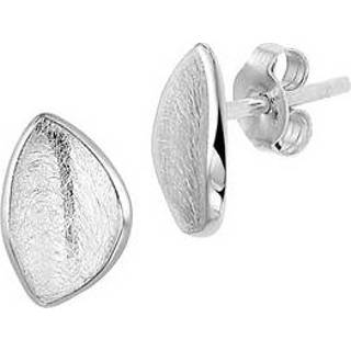 👉 Oorknop zilver active Ronde Driehoek Oorknoppen van Mat met Gepolijst