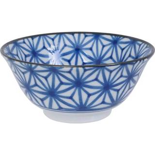 👉 Blauw wit Blauw/Wit Kom - Mixed bowls 15 x 6 8cm 450ml 8718144080261