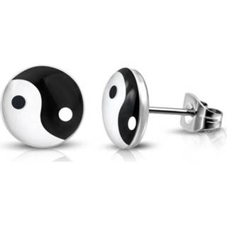 Oorknop mannen active Yin Yang Symbool Ronde Oorknoppen