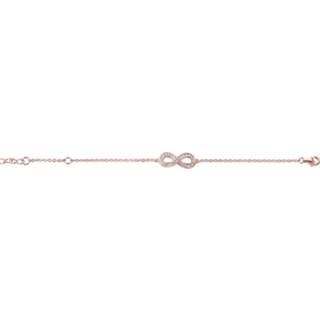👉 Armband active New Bling Roségoudkleurige met Zirkonia Infinity Hanger