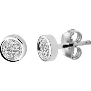 👉 Ronde Witgouden Dames Oorknoppen met Diamanten