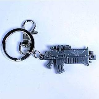 👉 Keychain Warhammer 40K Metal Bolter Metallic Finish 3760226377078