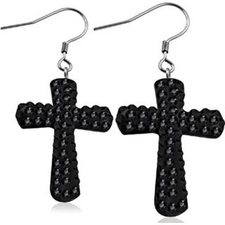 👉 Zirkonia active dame zwarte Oorhangers 8718868658791