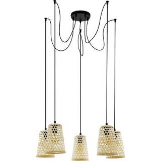 👉 Hanglamp houten active Eglo Claverdon spider 43255 9002759432553