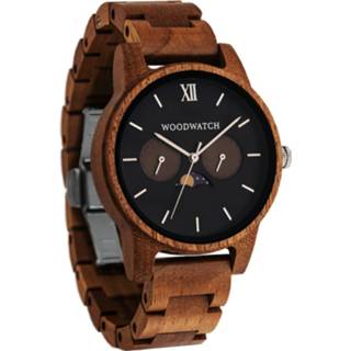 👉 Horloge houten hout saffier gecoat spatwaterdicht bruin Maverick 7438225856851