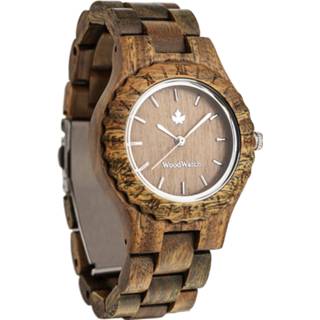 👉 Horloge houten hout saffier gecoat spatwaterdicht vrouwen groen Lotus Sandal 642968247754
