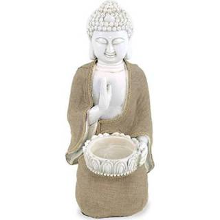 👉 Boeddha van Vrede met Waxinelichthouder - 33 cm