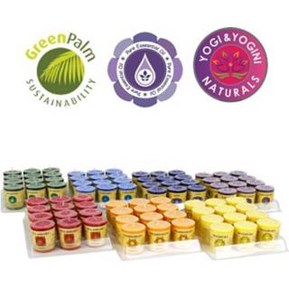 👉 Geur kaars active Chakra Stearine Geurkaarsjes Assortiment (Set van 7 x 12) 7432029263211