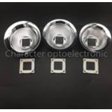 👉 Reflector 5pcs 89MM 98MM 100MM Diameter Aluminum Led Lamp Cup Bowl Case For 20W - 100W 25X25MM High Power Emitter Spotlight
