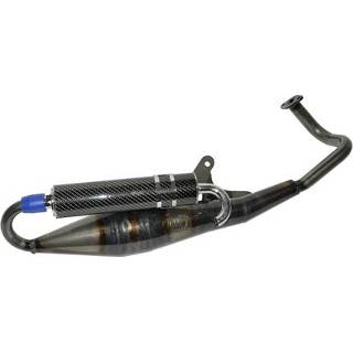 👉 Uitlaat carbon active compleet rev. china 4t/gy6 10 inch blank/carbon DMP 8718336022802