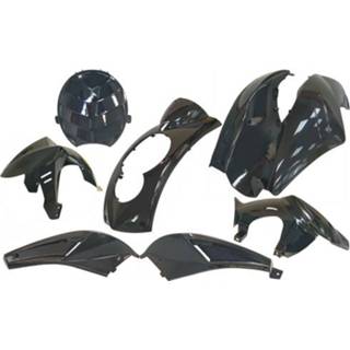 👉 Kappenset active zwart speciaal Peugeot Ludix metallic DMP 7-delig 8718336016771