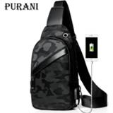 👉 Messenger bag zwart NEW Black Chest Pack Men Casual Shoulder Crossbody USB Charging Male Waterproof Camouflage Travel Bags