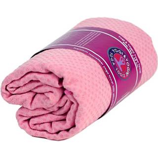 👉 Yoga handdoek antislip PVC roze unisex - 183x65 500 8719075392270