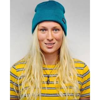 👉 Beanie groen teal One Size active Colorful Basic - donkergroen/teal 8718969276665